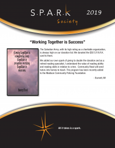 SPARK Story Working Together is Success